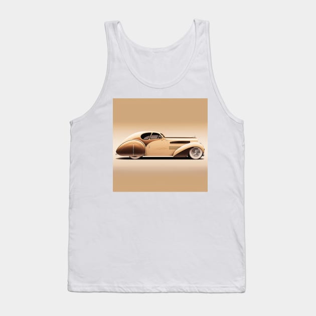 Art Deco Style Cars Tank Top by TheArtfulAI